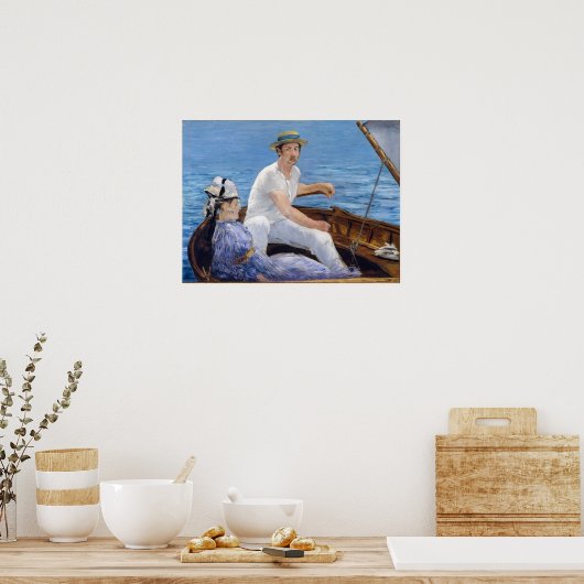 Edouard Manet - Boot Poster (Küche)