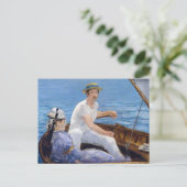 Edouard Manet - Boot Postkarte (Stehend Vorderseite)