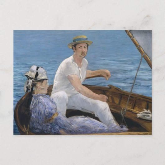 Edouard Manet - Boot Postkarte (Vorderseite)