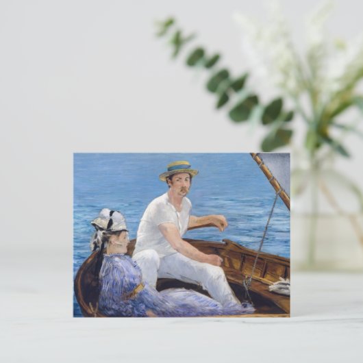 Edouard Manet - Boot Postkarte (Stehend Vorderseite)