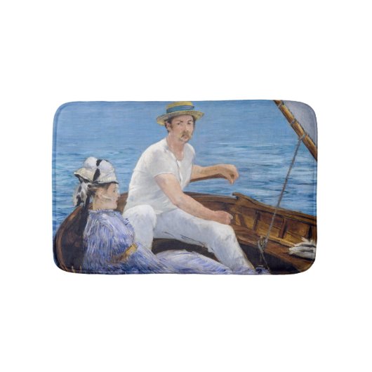 Edouard Manet - Bootsfahrt Badematte (Vorderseite)