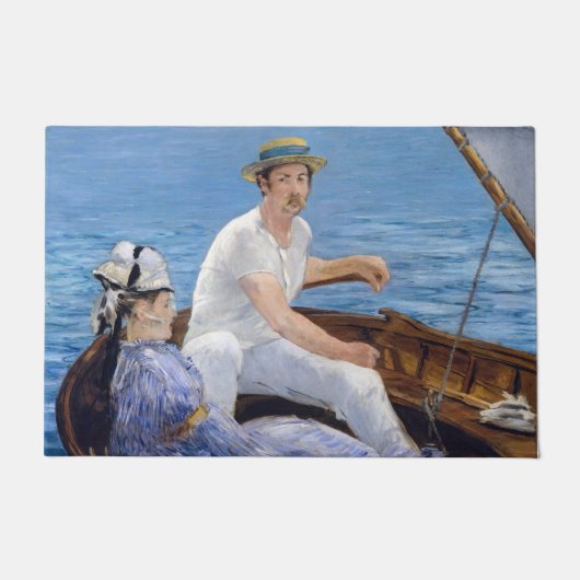 Edouard Manet - Bootsfahrt Fußmatte (Vorderseite)