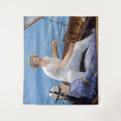 Edouard Manet - Bootsfahrt Wandteppich (Vorderseite)