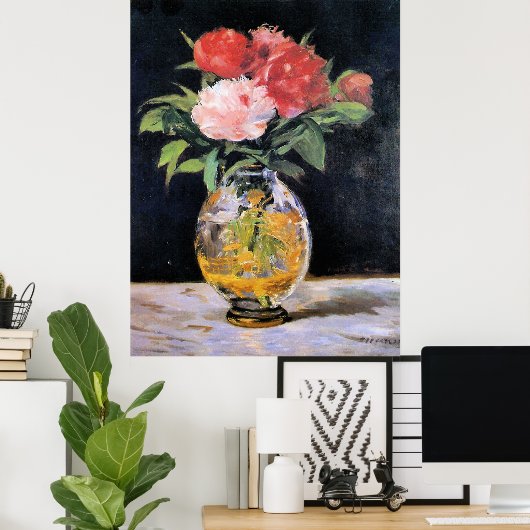 Edouard Manet - Bouquet of Flowers, Poster (Heimbüro)