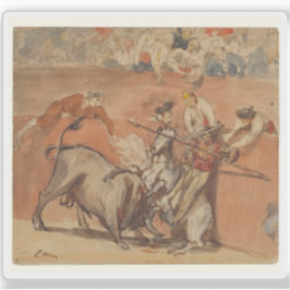 Édouard Manet - Bullfight Aufkleber