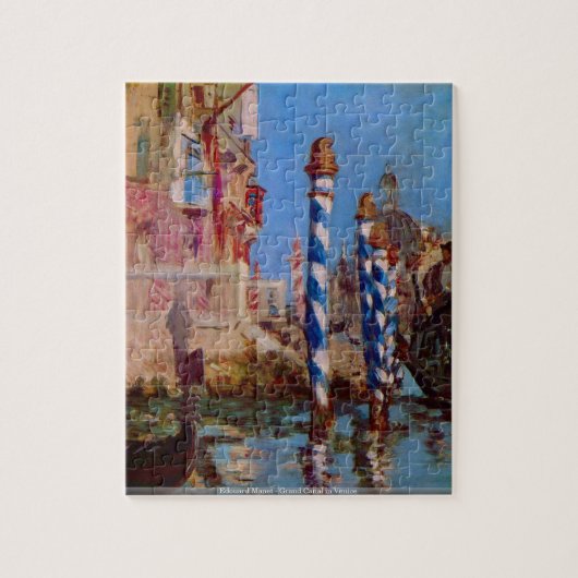 Edouard Manet - Canal Grande in Venicepuzzle Puzzle (Vertikal)
