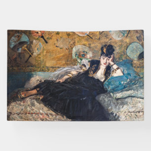 Edouard Manet - Dame mit Fächern Banner