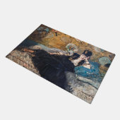 Edouard Manet - Dame mit Fächern Fußmatte (Schrägansicht)