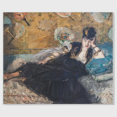 Edouard Manet - Dame mit Fächern Geschenkpapier (Flach)