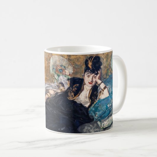 Edouard Manet - Dame mit Fächern Kaffeetasse (VorderseiteRechts)