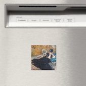 Edouard Manet - Dame mit Fächern Magnet (In Situ (Geschirrspüler))