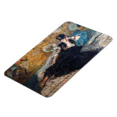 Edouard Manet - Dame mit Fächern Magnet (Linke Seite)