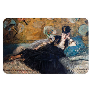 Edouard Manet - Dame mit Fächern Magnet