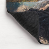 Edouard Manet - Dame mit Fächern Mousepad (Ecke)