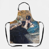 Edouard Manet - Dame mit Fächern Schürze (Vorderseite)
