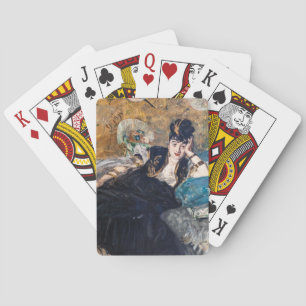 Edouard Manet - Dame mit Fächern Spielkarten