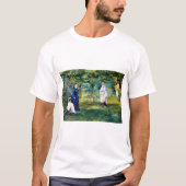 Edouard Manet, das Croquet-Spiel T-Shirt (Vorderseite)
