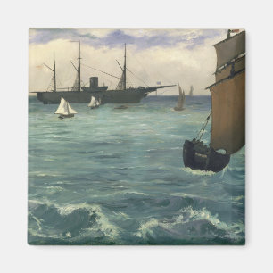 Edouard Manet   das Kearsarge in Boulogne Magnet