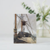 Édouard Manet, das Schiffsdeck Postkarte (Stehend Vorderseite)