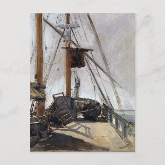 Édouard Manet, das Schiffsdeck Postkarte (Vorderseite)