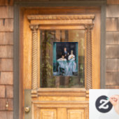 Edouard Manet - Der Balkon / Le Balcon Fensteraufkleber (Haustür)