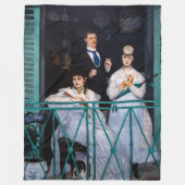 Edouard Manet - Der Balkon / Le Balcon Fleecedecke (Vorderseite)