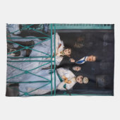 Edouard Manet - Der Balkon / Le Balcon Geschirrtuch (Horizontal)