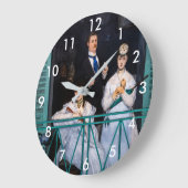 Edouard Manet - Der Balkon / Le Balcon Große Wanduhr (Winkel)