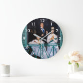 Edouard Manet - Der Balkon / Le Balcon Große Wanduhr (Zuhause)