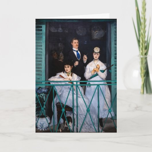 Edouard Manet - Der Balkon / Le Balcon Karte (Vorderseite)