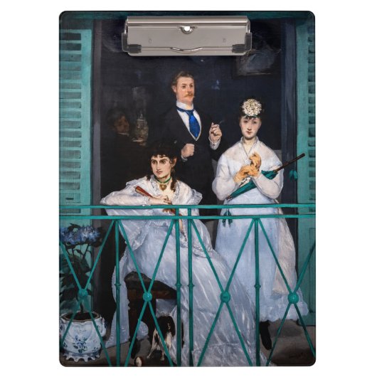 Edouard Manet - Der Balkon / Le Balcon Klemmbrett (Vorderseite)