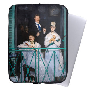 Edouard Manet - Der Balkon / Le Balcon Laptopschutzhülle