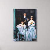 Edouard Manet - Der Balkon / Le Balcon Leinwanddruck (Vorderseite)