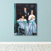 Edouard Manet - Der Balkon / Le Balcon Leinwanddruck (Insitu (Holzboden))