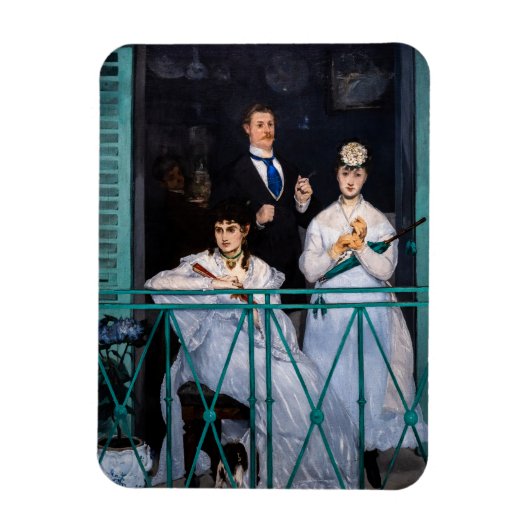 Edouard Manet - Der Balkon / Le Balcon Magnet (Vertikal)