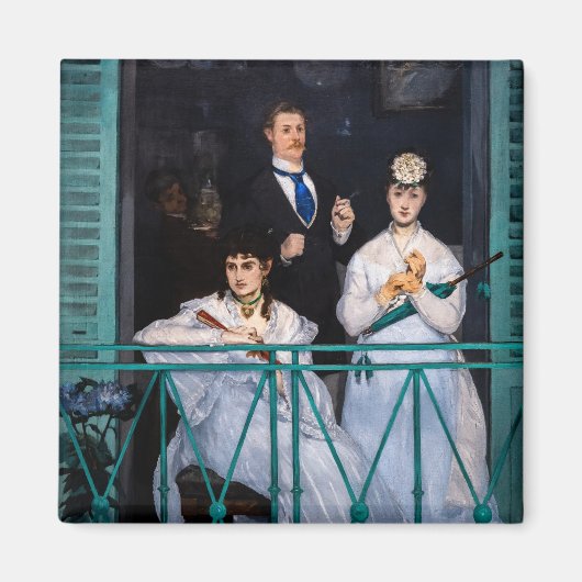 Edouard Manet - Der Balkon / Le Balcon Magnet (Vorne)