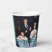 Edouard Manet - Der Balkon / Le Balcon Pappbecher (Rückseite)