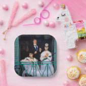 Edouard Manet - Der Balkon / Le Balcon Pappteller (Party)