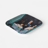 Edouard Manet - Der Balkon / Le Balcon Pappteller (Gewinkelt)