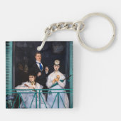 Edouard Manet - Der Balkon / Le Balcon Schlüsselanhänger (Rückseite)