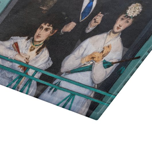 Edouard Manet - Der Balkon / Le Balcon Schneidebrett (Ecke)