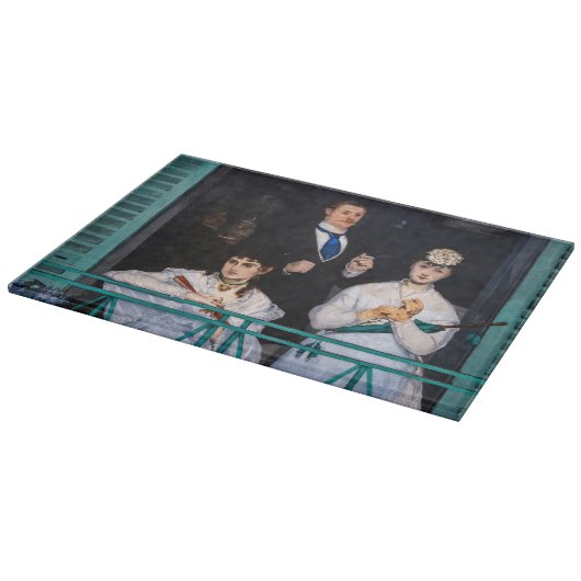Edouard Manet - Der Balkon / Le Balcon Schneidebrett (Ecke)