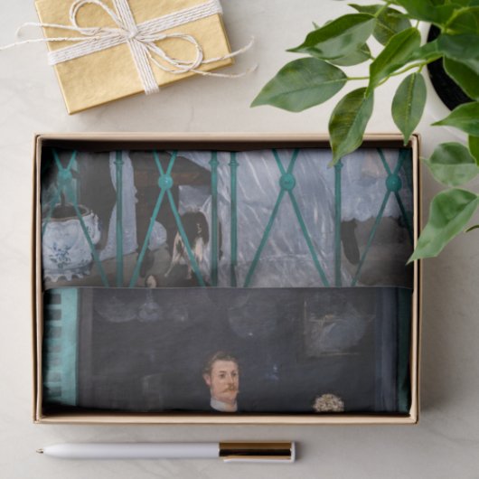 Edouard Manet - Der Balkon / Le Balcon Seidenpapier (Geschenk)