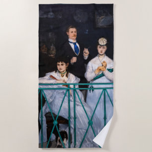 Edouard Manet - Der Balkon / Le Balcon Strandtuch