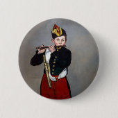 Edouard Manet - Der Faib / Young Flutist Button (Vorderseite)