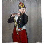 Edouard Manet - Der Faib / Young Flutist Duschvorhang (Vorderseite)