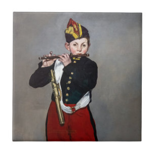Edouard Manet - Der Faib / Young Flutist Fliese