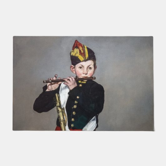 Edouard Manet - Der Faib / Young Flutist Fußmatte (Vorderseite)