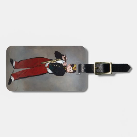 Edouard Manet - Der Faib / Young Flutist Gepäckanhänger (Vorderseite horizontal)