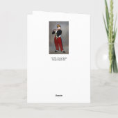 Edouard Manet - Der Faib / Young Flutist Karte (Rückseite)